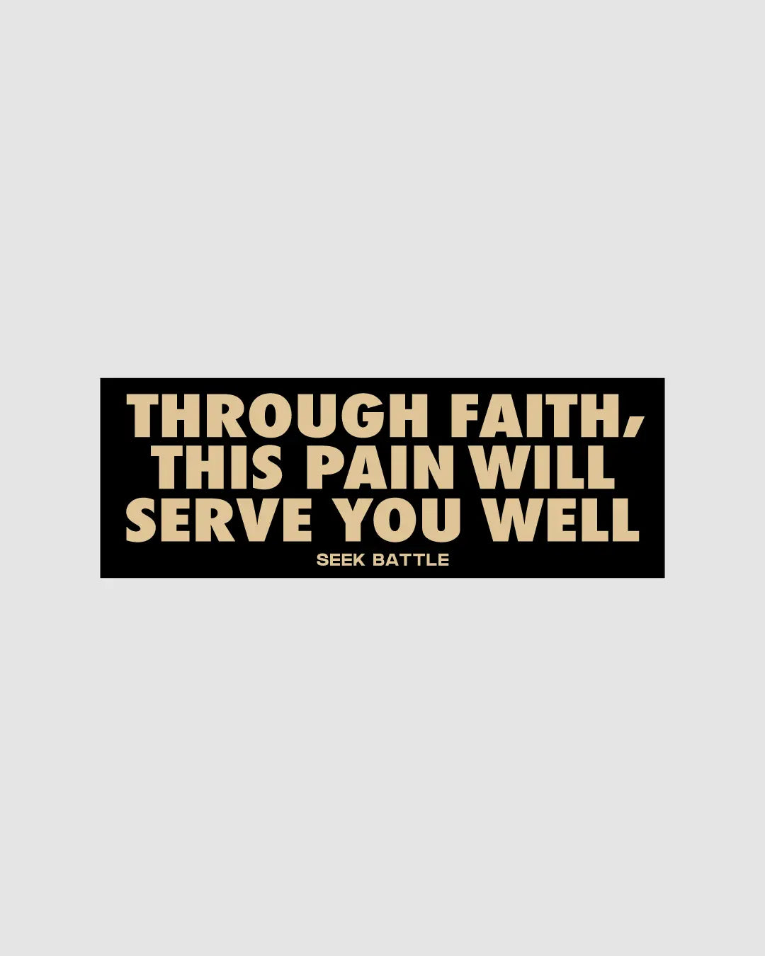 Through Faith Quote Slap