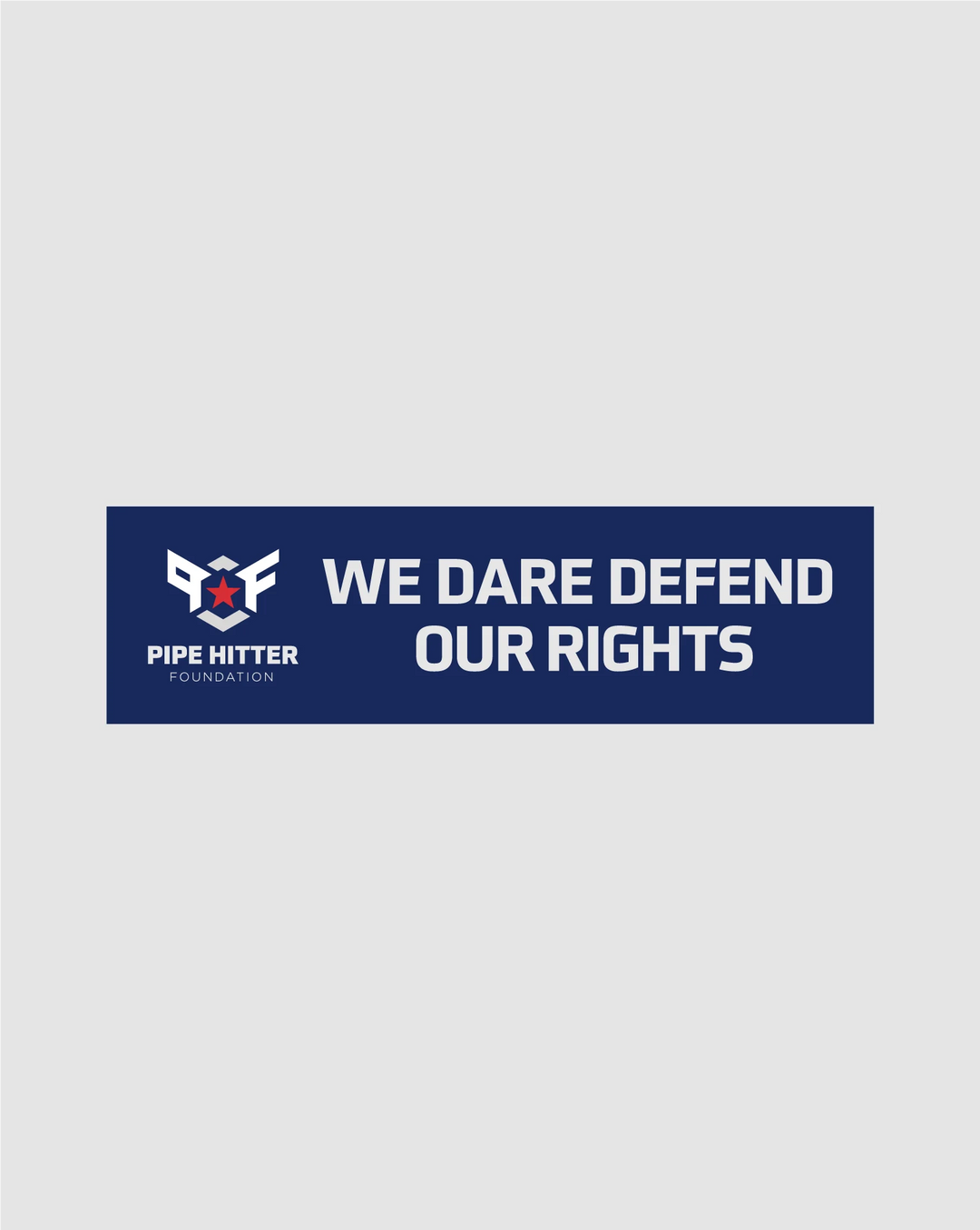 PHF Bumper Sticker Navy