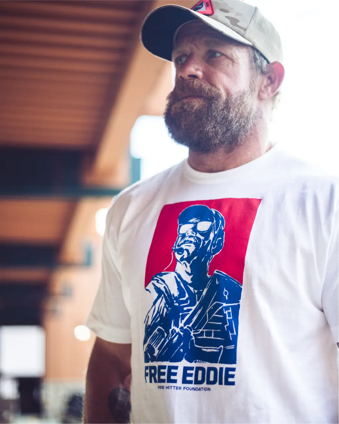 Free Eddie Tee - White
