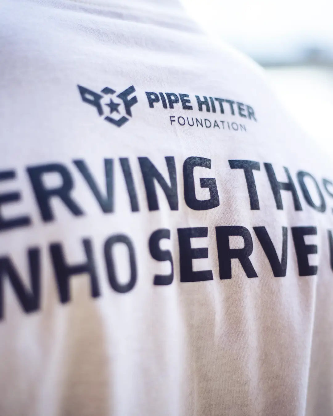 Pipe Hitter Logo Tee - White