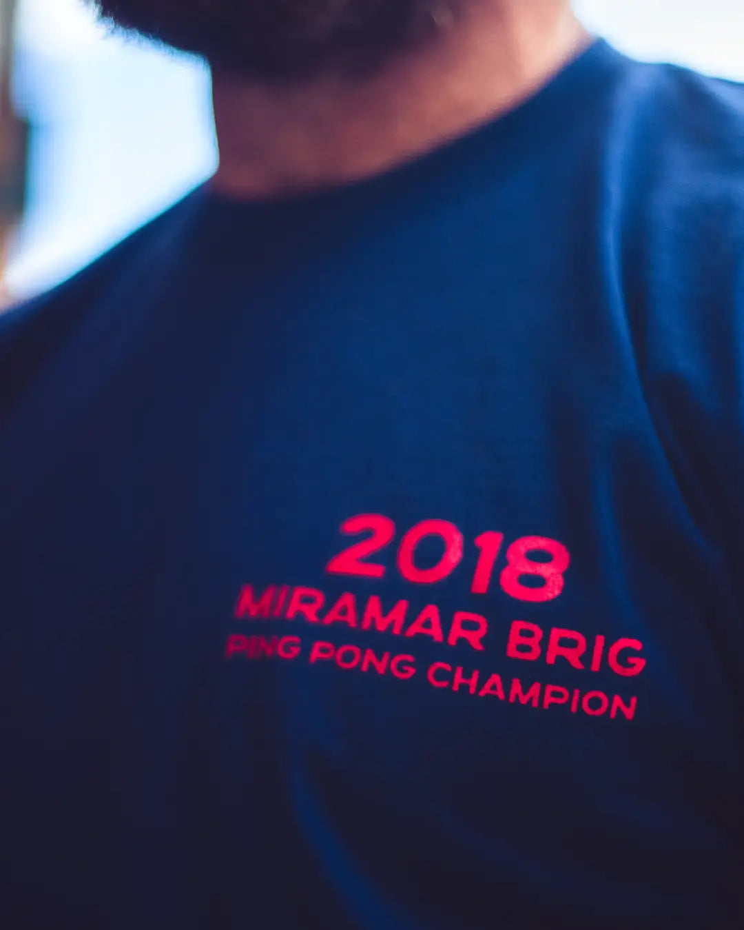 Miramar Ping Pong Champ Tee - Navy